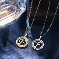 ICEEX A-Z Initials Necklace Diamond Pendant 39 ICEEX A-Z Initials Necklace Diamond Pendant -Iceex product image 1502971589