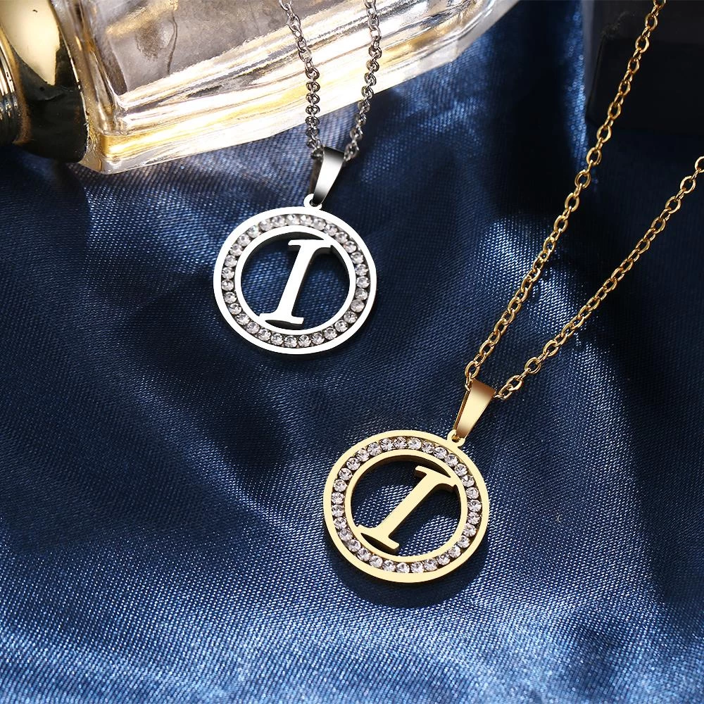 ICEEX A-Z Initials Necklace Diamond Pendant 19 ICEEX A-Z Initials Necklace Diamond Pendant - Image 17