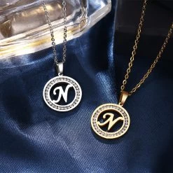 ICEEX A-Z Initials Necklace Diamond Pendant 28 ICEEX A-Z Initials Necklace Diamond Pendant -Iceex product image 1502971597
