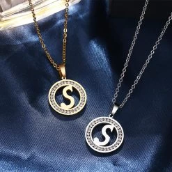 ICEEX A-Z Initials Necklace Diamond Pendant 32 ICEEX A-Z Initials Necklace Diamond Pendant -Iceex product image 1502971602