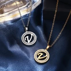 ICEEX A-Z Initials Necklace Diamond Pendant 36 ICEEX A-Z Initials Necklace Diamond Pendant -Iceex product image 1502971605