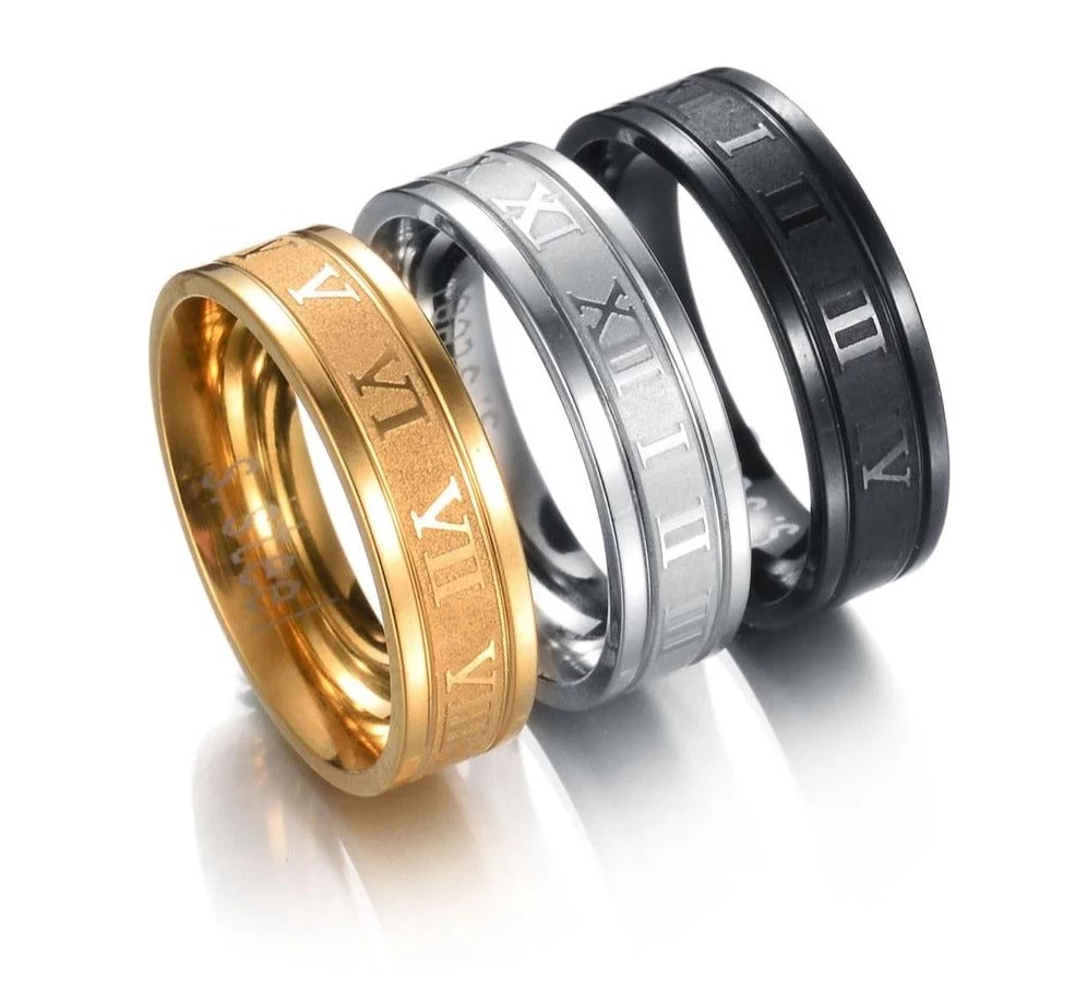 ICEEX Roman Numerals Ring 3 ICEEX Roman Numerals Ring