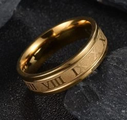 ICEEX Roman Numerals Ring 9 ICEEX Roman Numerals Ring -Iceex product image 1522335625