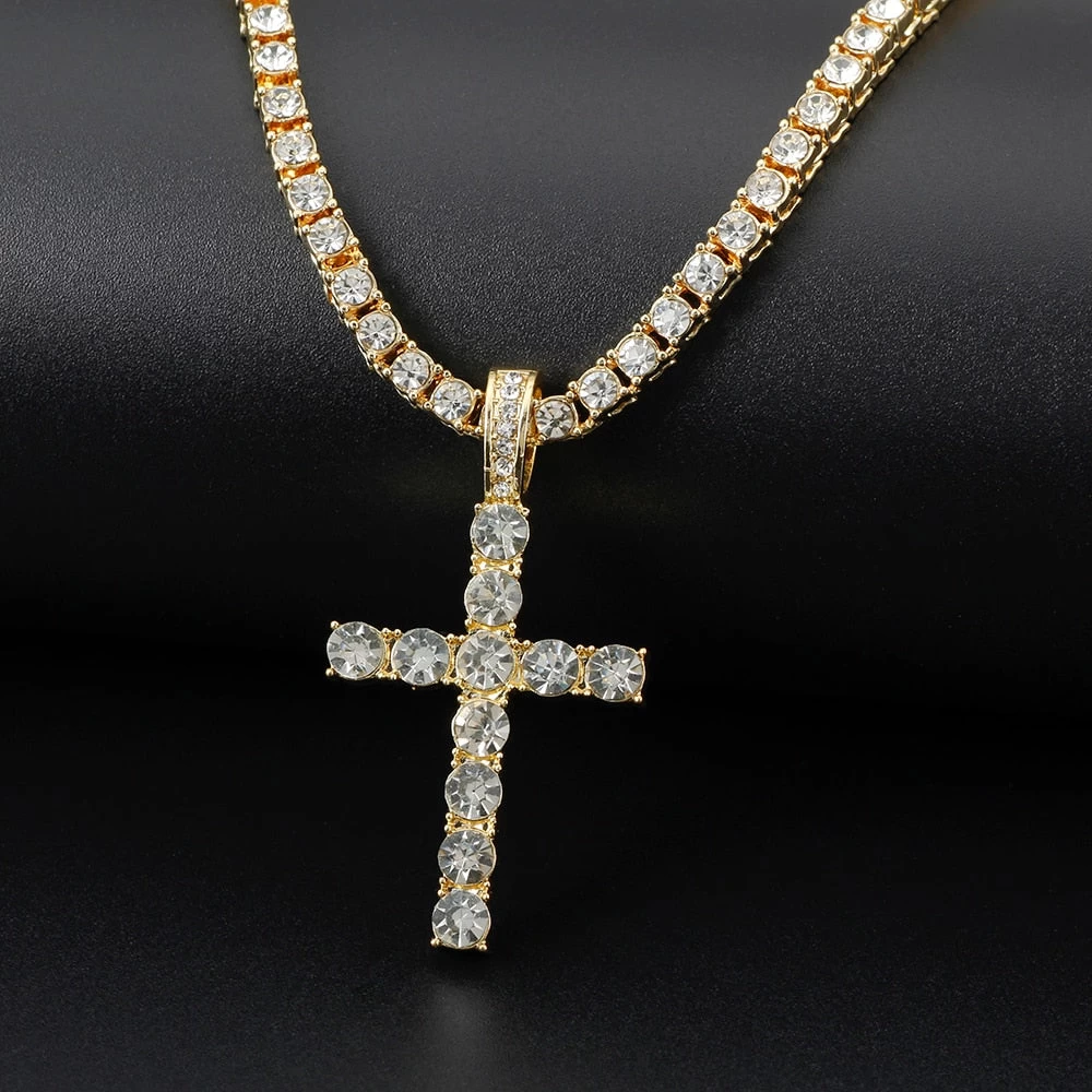 ICEEX Ankh Cross Pendant (Tennis Chain Included)