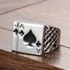 ICEEX Ace Of Spades Silver Ring -Iceex product image 1583083006