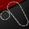 ICEEX Sterling Silver Figaro Chain Set -Iceex product image 1583986130