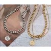 ICEEX Multi-layer Chain Choker Necklace (20+ Designs) 18k Gold / Sterling Silver -Iceex product image 1605461233