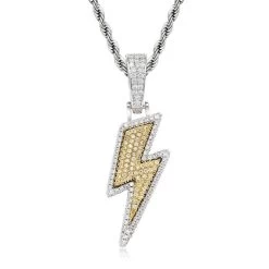 ICEEX Diamond Lightning Pendant (Rope Chain Included) -Iceex product image 1612501613