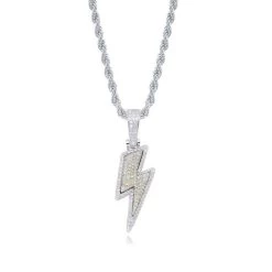 ICEEX Diamond Lightning Pendant (Rope Chain Included) -Iceex product image 1612501623