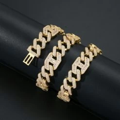 ICEEX Miami Baguette Cuban Link Chain (Platinum Gold) -Iceex product image 1631143280