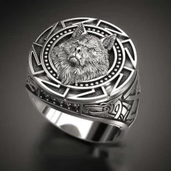 ICEEX Silver Wolf Ring -Iceex product image 1637538504