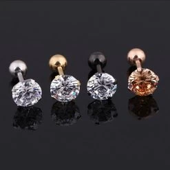 ICEEX One Diamond Earrings