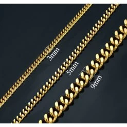 ICEEX French Paved 18K Gold / Sterling Silver Cuban Link Chain -Iceex product image 1703513166