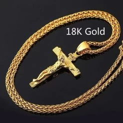 ICEEX 18k Gold Crucifier Pendant Chain -Iceex product image 1714335565