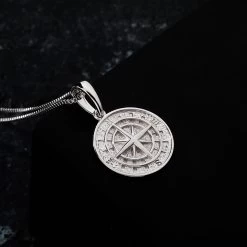 ICEEX 925 Compass Pendant Necklace -Iceex product image 1723000228