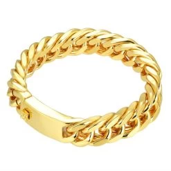 ICEEX French Paved 18k Gold Cuban Link Bracelet -Iceex product image 1726644281