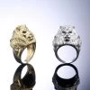 ICEEX 18k Gold / Silver Lion Head Ring -Iceex product image 1732471767