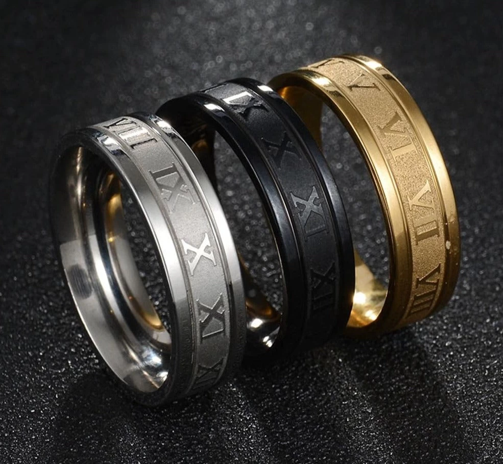 ICEEX Roman Numerals Ring 4 ICEEX Roman Numerals Ring - Image 2