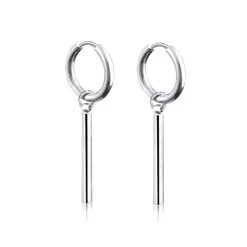 ICEEX Sterling Silver Bar Earrings