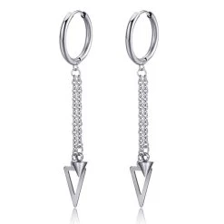 ICEEX Spear Triangle Stack Earrings