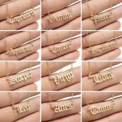 ICEEX 18k Gold Constellation Star Sign Pendant Chain -Iceex product image 1756644164