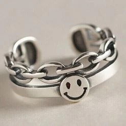 ICEEX Vintage Smiling Face Ring 7 ICEEX Vintage Smiling Face Ring -Iceex product image 1773357928