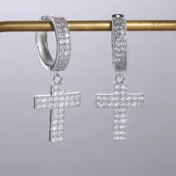 ICEEX Huitan Cross Diamond Earrings -Iceex product image 1782293797