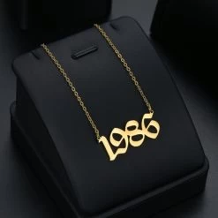 ICEEX Birth Year Pendant Necklace (1980-2021) -Iceex product image 1798257783