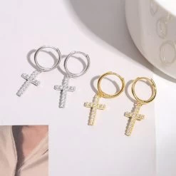 ICEEX Diamond Cross Earrings -Iceex product image 1822051832