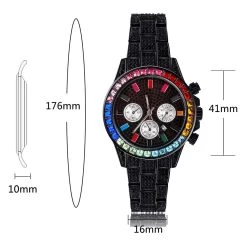 ICEEX Rainbow Baguette Watch -Iceex product image 1832420456