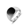 ICEEX Black Sterling Silver Enamel Ring -Iceex product image 1848443409