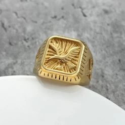 ICEEX 18k Gold Eagle Ring -Iceex product image 1863347901