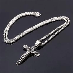 ICEEX Sterling Silver Crucifier Pendant Chain -Iceex product image 1865313434