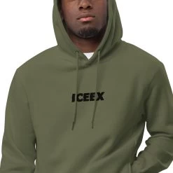 ICEEX ICEEX Designer Hoodie -Iceex unisex fashion hoodie army zoomed in 2 63684c4858936