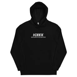 ICEEX ICEEX Exclusive Designer Hoodie -Iceex unisex fashion hoodie black front 636794a691f8c