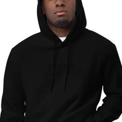 ICEEX Exclusive Collection Designer Hoodie Black Print -Iceex unisex fashion hoodie black zoomed in 2 636799338a0f6