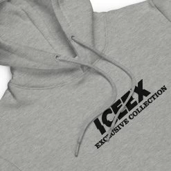 ICEEX Exclusive Collection Designer Hoodie Black Print -Iceex unisex fashion hoodie heather grey product details 636799338d191