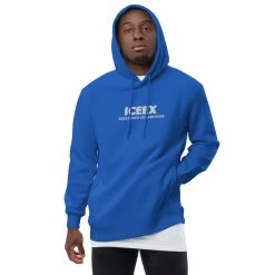 ICEEX ICEEX Exclusive Designer Hoodie -Iceex unisex fashion hoodie royal blue front 2 636794a69315e