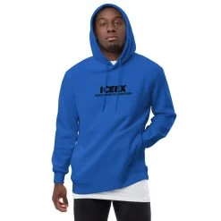 ICEEX Exclusive Collection Designer Hoodie Black Print -Iceex unisex fashion hoodie royal blue front 2 636799338b52e