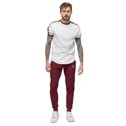 ICEEX Exclusive Collection Designer Fleece Track Pants -Iceex unisex fleece sweatpants maroon front 63679b171cc34